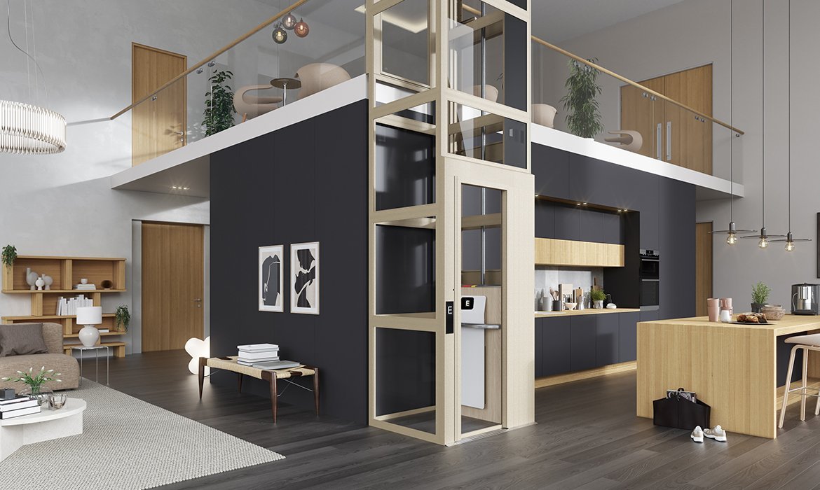 cibes-air-home-lift-in-stylish-kitchen-beige