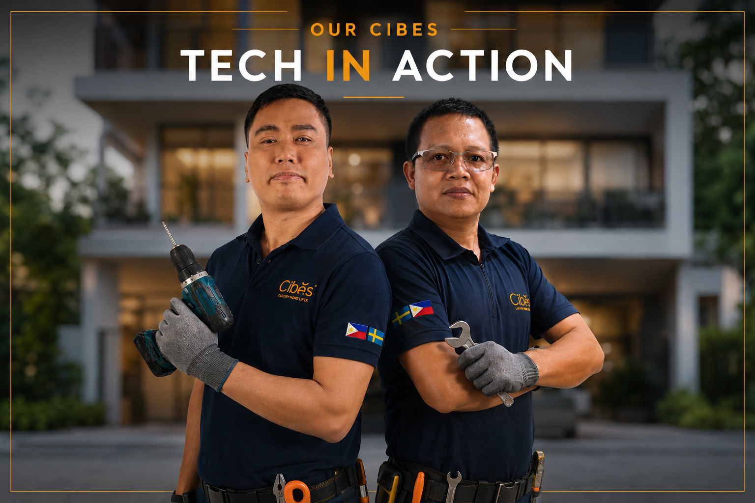 Cibes Lift Philippines technicians providing dedicated after-sales service and technical support, reflecting the company's commitment to customer care and long-term lift reliability.